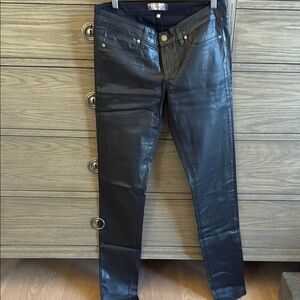 Guess Black Coated Jeans